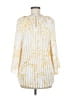 Alfani 100% Polyester Yellow 3/4 Sleeve Blouse Size M - photo 2