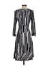 BCBGMAXAZRIA Stripes Gray Casual Dress Size S - photo 2