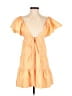 A.L.C. 100% Polyester Orange Cocktail Dress Size 4 - photo 1