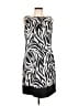 DressBarn Animal Print Black Cocktail Dress Size 12 - photo 1
