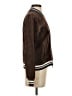 Oleg Cassini Brown Track Jacket Size S - photo 4