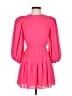 Alice + Olivia 100% Polyester Solid Pink Casual Dress Size 0 - photo 1