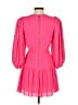 Alice + Olivia 100% Polyester Solid Pink Casual Dress Size 0 - photo 2