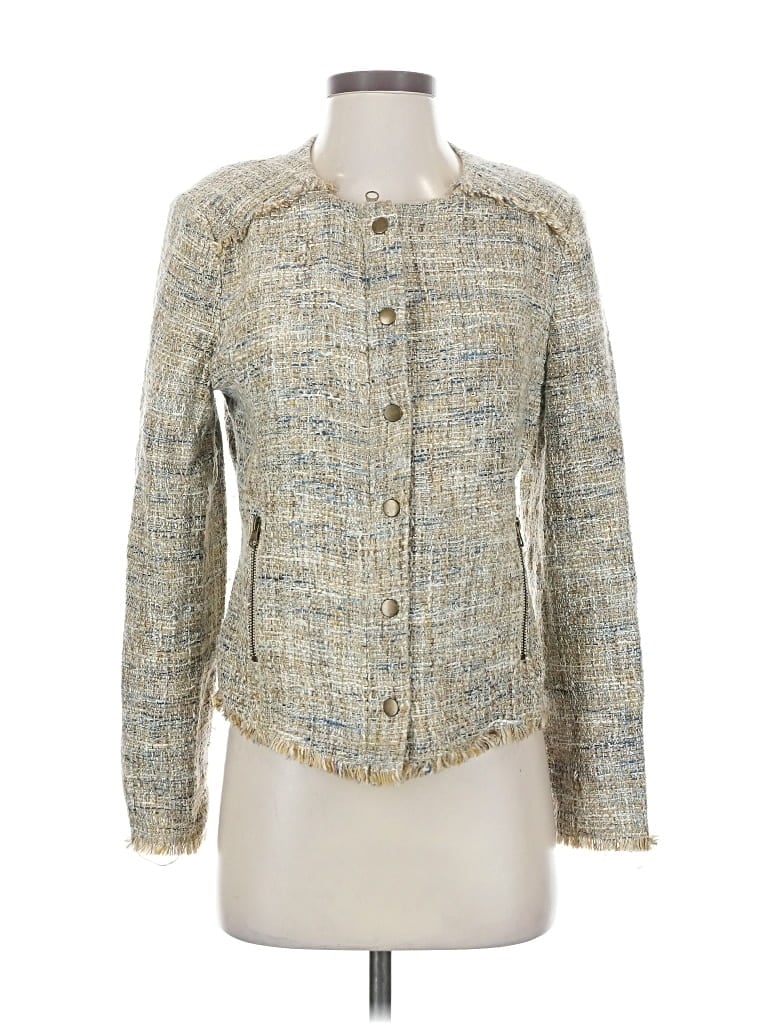 Pre-owned Tart Collections Blazer Jacket In Gold