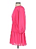 Alice + Olivia 100% Polyester Solid Pink Casual Dress Size 0 - photo 5