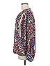 Twist & Tango 100% Polyester Blue Long Sleeve Blouse Size EU 38 / US 8 - photo 5