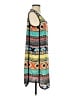 uncle frank 100% Polyester Graphic Teal Casual Dress Size XS - photo 4