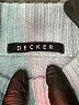 decker Color Block Blue Turtleneck Sweater Size XS - photo 7