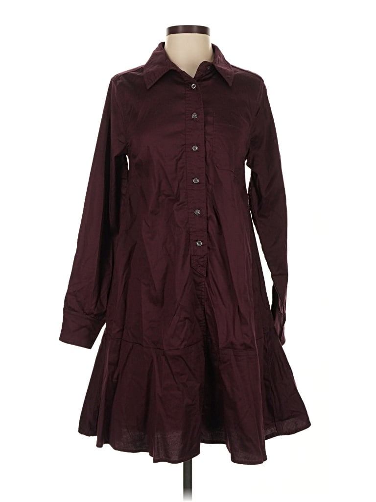 Universal Standard Casual Dress In Burgundy