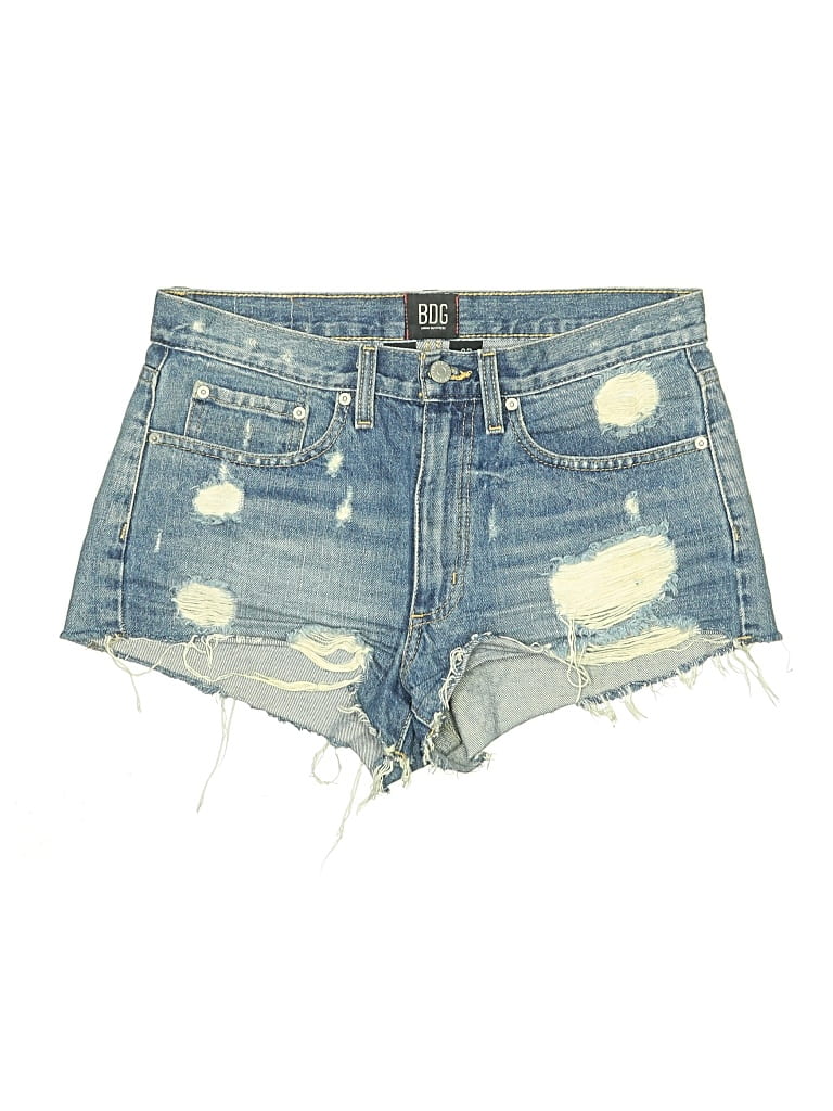 Pre-owned Bdg Denim Shorts In Blue