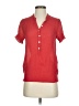 Dex Red Short Sleeve Blouse Size XS - photo 1