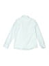 Zara 100% Cotton Solid Blue Long Sleeve Button-Down Shirt Size 6 - photo 2