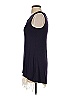 Logo Layers Blue Sleeveless Top Size XXS - photo 5