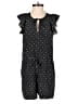 Madewell 100% Silk Polka Dots Black Romper Size XXS - photo 1