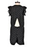 Madewell 100% Silk Polka Dots Black Romper Size XXS - photo 2
