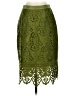 Ann Taylor 100% Polyester Green Formal Skirt Size 4 - photo 1