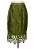 Ann Taylor 100% Polyester Green Formal Skirt Size 4 - photo 2