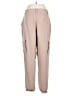 Intempo 100% Polyester Solid Tan Cargo Pants Size 8 - photo 2