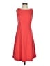 Talbots Solid Red Casual Dress Size 2 - photo 1