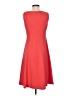 Talbots Solid Red Casual Dress Size 2 - photo 2