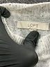 Ann Taylor LOFT Marled Silver Turtleneck Sweater Size XS - photo 7