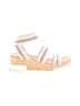 Steve Madden White Tan Wedges Size 7 1/2 - photo 1