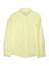 DKNY Solid Yellow Long Sleeve Button-Down Shirt Size L (youth) - photo 2