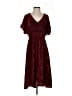 CAbi 100% Polyester Burgundy Cocktail Dress Size S - photo 1