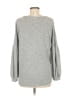 Cherish Silver Gray Pullover Sweater Size M - photo 2