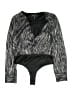 BCBGMAXAZRIA 100% Polyester Gray Bodysuit Size S - photo 1