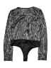 BCBGMAXAZRIA 100% Polyester Gray Bodysuit Size S - photo 2