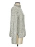 Madewell Metallic Silver Turtleneck Sweater Size S - photo 4
