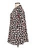 CAbi 100% Polyester Floral Black Kimono Size M - photo 5