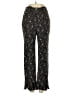 Rebecca Taylor Floral Black Casual Pants Size 2 - photo 1