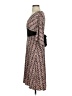Max Studio Print Brown Casual Dress Size S - photo 5