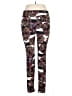 Lularoe Print Burgundy Active Pants Size 1X (Tall & Curvy) - photo 1