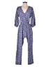 VICI 100% Polyester Print Blue Jumpsuit Size S - photo 1