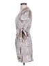 Leith 100% Rayon Print Gray Casual Dress Size S - photo 5