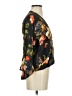 The Odells 100% Rayon Floral Black 3/4 Sleeve Blouse Size XS - photo 4