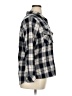 Billy T Plaid Gray Long Sleeve Blouse Size XL (petite) - photo 4