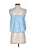 Athleta 100% Cupro Blue Sleeveless Blouse Size XS - photo 2
