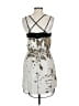 Adelyn Rae Graphic Silver Cocktail Dress Size XS - photo 2