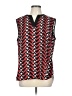 Anne Klein 100% Polyester Red Sleeveless Blouse Size L - photo 1