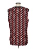 Anne Klein 100% Polyester Red Sleeveless Blouse Size L - photo 2