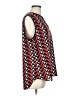 Anne Klein 100% Polyester Red Sleeveless Blouse Size L - photo 4