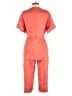 Roolee 100% Rayon Solid Orange Jumpsuit Size L - photo 2