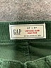 Gap Chevron-herringbone Green Jeans Size 4 - photo 7