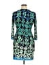 Assorted Brands Print Teal Cocktail Dress Size 2 - photo 2