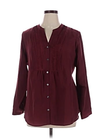 Croft & Barrow Long Sleeve Blouse (view 1)