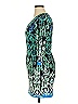 Assorted Brands Print Teal Cocktail Dress Size 2 - photo 5